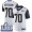 #70 Limited Joseph Noteboom White Nike NFL Road Men's Jersey Los Angeles Rams Vapor Untouchable Super Bowl LIII Bound