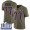 #77 Limited Trent Brown Olive Nike NFL Youth Jersey New England Patriots 2017 Salute to Service Super Bowl LIII Bound