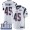 #45 Limited Donald Trump White Nike NFL Road Youth Jersey New England Patriots Vapor Untouchable Super Bowl LIII Bound