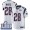 #28 Limited James White White Nike NFL Road Youth Jersey New England Patriots Vapor Untouchable Super Bowl LIII Bound