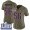 #56 Limited Andre Tippett Olive Nike NFL Women's Jersey New England Patriots 2017 Salute to Service Super Bowl LIII Bound