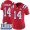 Women's New England Patriots #14 Steve Grogan Red Nike NFL Alternate Vapor Untouchable Super Bowl LIII Bound Limited Jersey