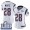 Women's New England Patriots #28 James White White Nike NFL Road Vapor Untouchable Super Bowl LIII Bound Limited Jersey