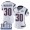 #30 Limited Jason McCourty White Nike NFL Road Women's Jersey New England Patriots Vapor Untouchable Super Bowl LIII Bound