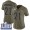 #21 Limited Nolan Cromwell Olive Nike NFL Women's Jersey Los Angeles Rams 2017 Salute to Service Super Bowl LIII Bound
