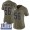#56 Limited Dante Fowler Jr Olive Nike NFL Women's Jersey Los Angeles Rams 2017 Salute to Service Super Bowl LIII Bound