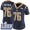 #76 Limited Rodger Saffold Navy Blue Nike NFL Home Women's Jersey Los Angeles Rams Vapor Untouchable Super Bowl LIII Bound