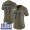 #77 Limited Andrew Whitworth Olive Nike NFL Women's Jersey Los Angeles Rams 2017 Salute to Service Super Bowl LIII Bound
