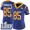 Women's Los Angeles Rams #85 Jack Youngblood Royal Blue Nike NFL Alternate Vapor Untouchable Super Bowl LIII Bound Limited Jersey