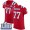 #77 Elite Trent Brown Red Nike NFL Alternate Men's Jersey New England Patriots Vapor Untouchable Super Bowl LIII Bound