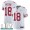 Nike 49ers #18 Dante Pettis White Super Bowl LIV 2020 Men's Stitched NFL Vapor Untouchable Limited Jersey