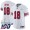 Nike 49ers #18 Dante Pettis White Super Bowl LIV 2020 Rush Men's Stitched NFL Limited 100th Season Jersey
