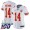 Nike Chiefs #14 Sammy Watkins White Super Bowl LIV 2020 Women's Stitched NFL 100th Season Vapor Untouchable Limited Jersey