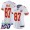 Nike Chiefs #87 Travis Kelce White Super Bowl LIV 2020 Women's Stitched NFL 100th Season Vapor Untouchable Limited Jersey