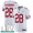 Nike 49ers #28 Jerick McKinnon White Super Bowl LIV 2020 Youth Stitched NFL Vapor Untouchable Limited Jersey
