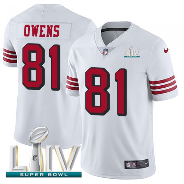 Nike 49ers #81 Jordan Matthews White Super Bowl LIV 2020 Rush Youth Stitched NFL Vapor Untouchable Limited Jersey