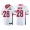 Men's Cincinnati Bengals #28 Joe Mixon 2022 White AFC Pro Bowl Stitched Jersey