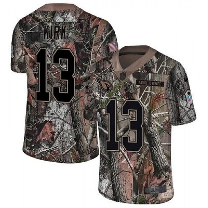 Nike Cardinals #13 Christian Kirk Camo Men's Stitched NFL Limited Rush Realtree Jersey