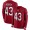 Nike Cardinals #43 Haason Reddick Red Team Color Men's Stitched NFL Limited Therma Long Sleeve Jersey