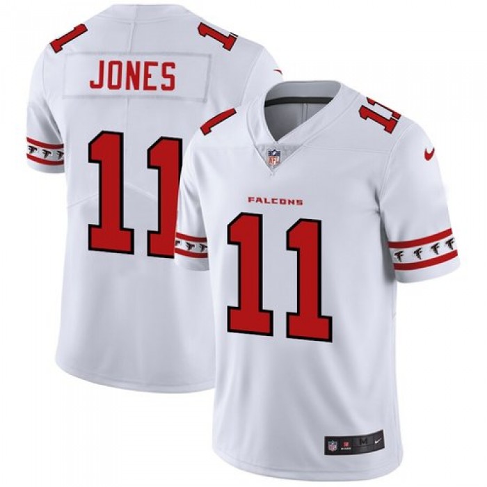 Atlanta Falcons #11 Julio Jones Nike White Team Logo Vapor Limited NFL Jersey
