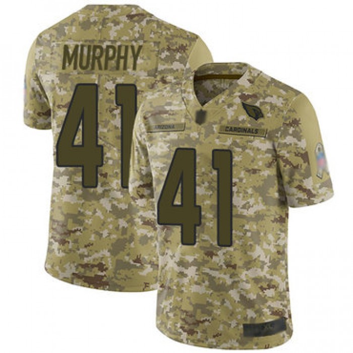 Cardinals #41 Byron Murphy Camo Men's Stitched Football Limited 2018 Salute to Service Jersey