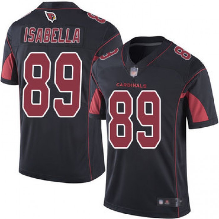 Cardinals #89 Andy Isabella Black Men's Stitched Football Limited Rush Jersey