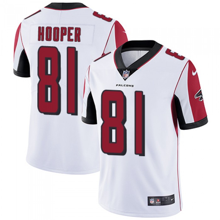 Nike Atlanta Falcons #81 Austin Hooper White Men's Stitched NFL Vapor Untouchable Limited Jersey