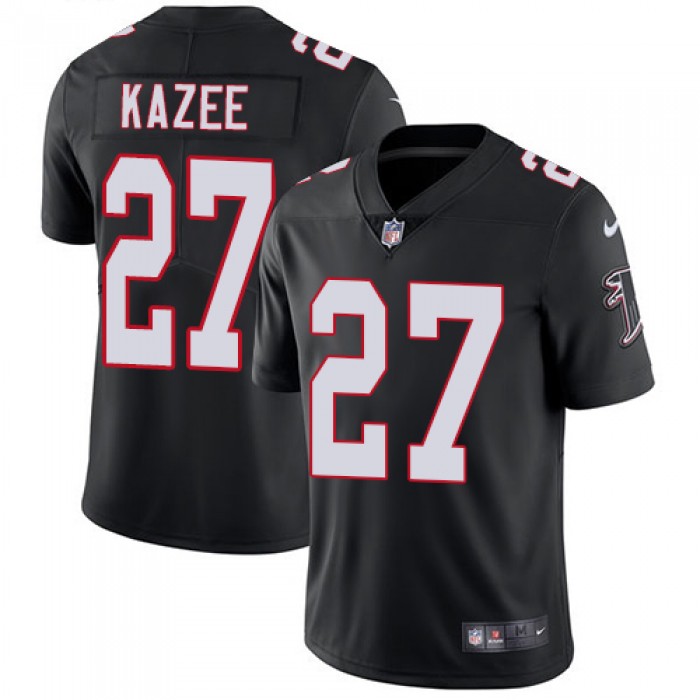 Nike Falcons 27 Damontae Kazee Black Alternate Men's Stitched NFL Vapor Untouchable Limited Jersey