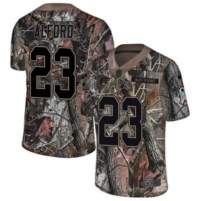 Nike Falcons #23 Robert Alford Camo Men's Stitched NFL Limited Rush Realtree Jersey
