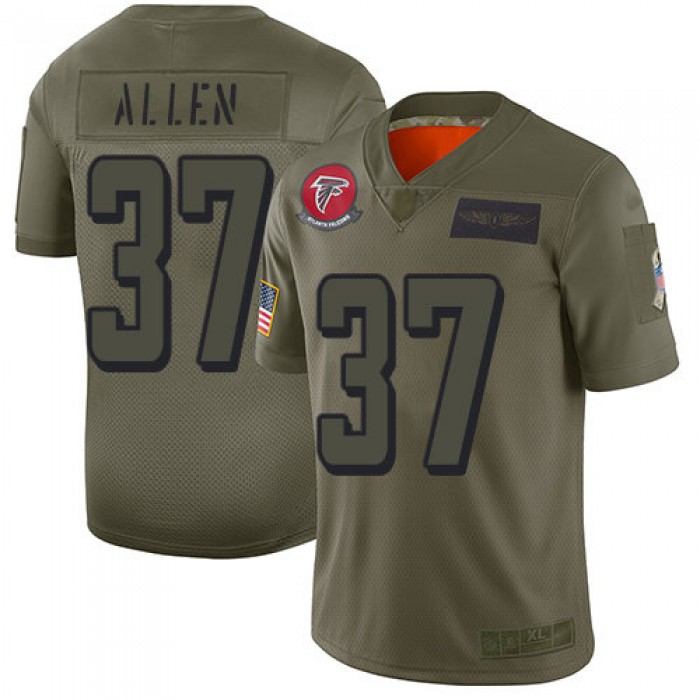 Nike Falcons #37 Ricardo Allen Camo Men's Stitched NFL Limited 2019 Salute To Service Jersey