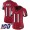 Nike Falcons #11 Julio Jones Red Team Color Women's Stitched NFL 100th Season Vapor Limited Jersey