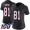 Nike Falcons #81 Austin Hooper Black Alternate Women's Stitched NFL 100th Season Vapor Limited Jersey