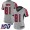 Nike Falcons #81 Austin Hooper Silver Women's Stitched NFL Limited Inverted Legend 100th Season Jersey