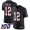 Nike Falcons #12 Mohamed Sanu Sr Black Alternate Men's Stitched NFL 100th Season Vapor Limited Jersey