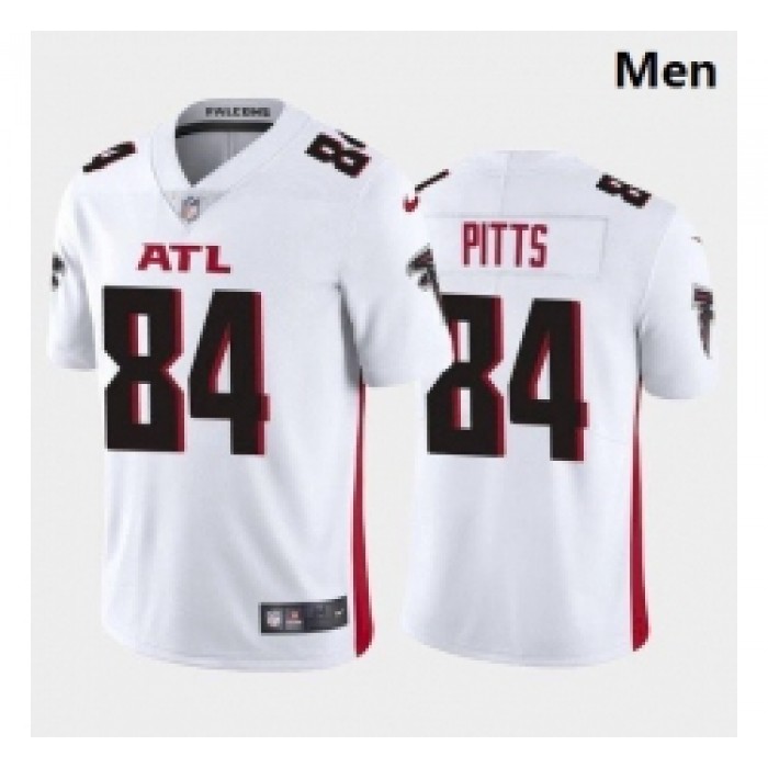 Men Atlanta Falcons #84 Kyle Pitts White 2021 Draft Jersey