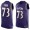 Men's Baltimore Ravens #73 Marshal Yanda Purple Hot Pressing Player Name & Number Nike NFL Tank Top Jersey