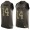Men's Baltimore Ravens #14 Marlon Brown Green Salute to Service Hot Pressing Player Name & Number Nike NFL Tank Top Jersey