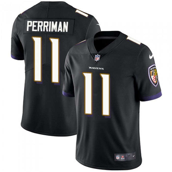 Nike Baltimore Ravens #11 Breshad Perriman Black Alternate Men's Stitched NFL Vapor Untouchable Limited Jersey