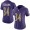 Women's Nike Baltimore Ravens #34 Alex Collins Purple Stitched NFL Limited Rush Jersey
