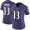 Women Nike Ravens #13 John Brown Purple Team Color Stitched NFL Vapor Untouchable Limited Jersey