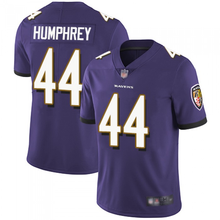 Ravens #44 Marlon Humphrey Purple Team Color Men's Stitched Football Vapor Untouchable Limited Jersey