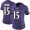 Ravens #15 Marquise Brown Purple Team Color Women's Stitched Football Vapor Untouchable Limited Jersey
