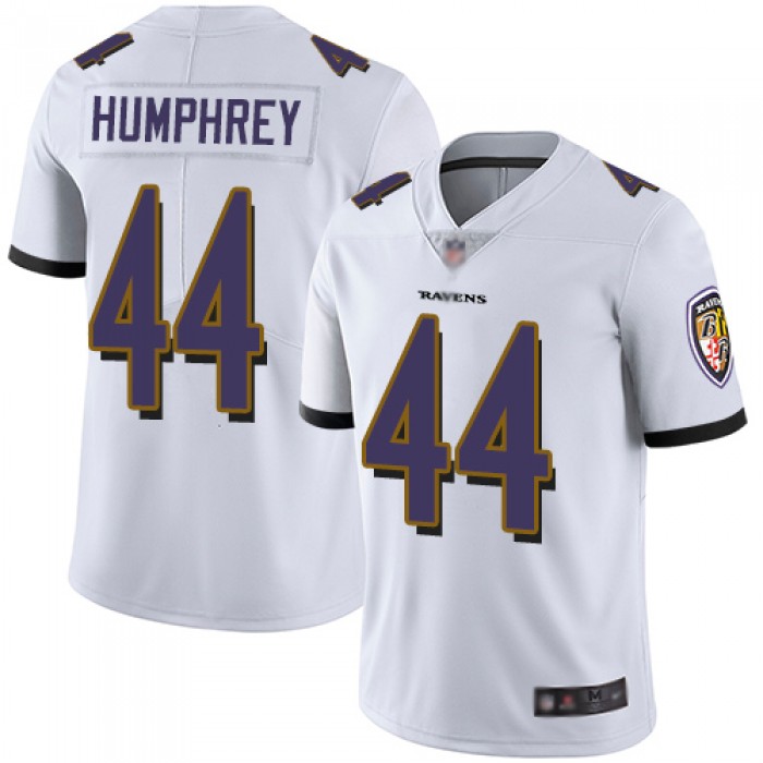 Ravens #44 Marlon Humphrey White Youth Stitched Football Vapor Untouchable Limited Jersey