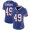 Nike Bills #49 Tremaine Edmunds Royal Blue Team Color Women's Stitched NFL Vapor Untouchable Limited Jersey