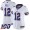 Nike Bills #12 Jim Kelly White Women's Stitched NFL 100th Season Vapor Limited Jersey