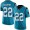 Nike Panthers #22 Christian McCaffrey Blue Men's Stitched NFL Limited Rush Jersey