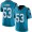 Panthers #53 Brian Burns Blue Men's Stitched Football Limited Rush Jersey