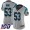 Nike Panthers #53 Brian Burns Silver Women's Stitched NFL Limited Inverted Legend 100th Season Jersey