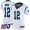 Nike Panthers #12 DJ Moore White Women's Stitched NFL 100th Season Vapor Limited Jersey
