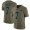 Panthers #7 Kyle Allen Olive Men's Stitched Football Limited 2017 Salute To Service Jersey